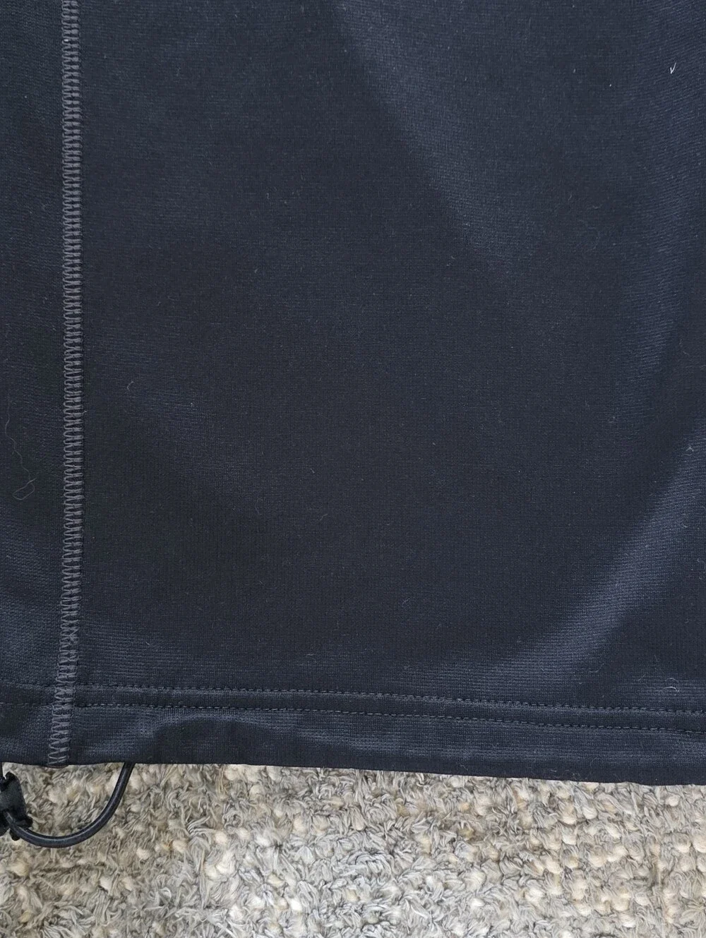 Nike Therma-Fit Fleece Lined Pants Men's L Black Waist Elastic & Drawstring
